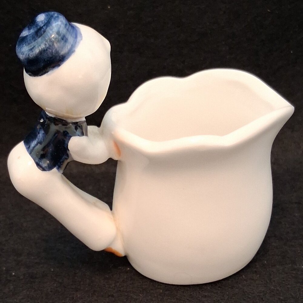 Rare (1950s-1960s) Enesco Japan E-5817 Dutch Boy Figurine Mini Pitcher Creamer - Picture 3 of 8